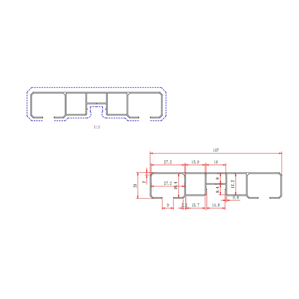 Aluminum Alloy Window Treatments  - GH-C1164