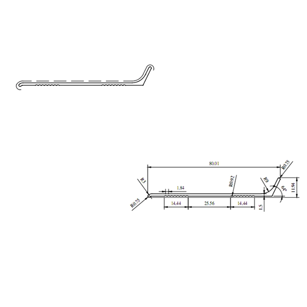 Aluminum Alloy Baseboard 