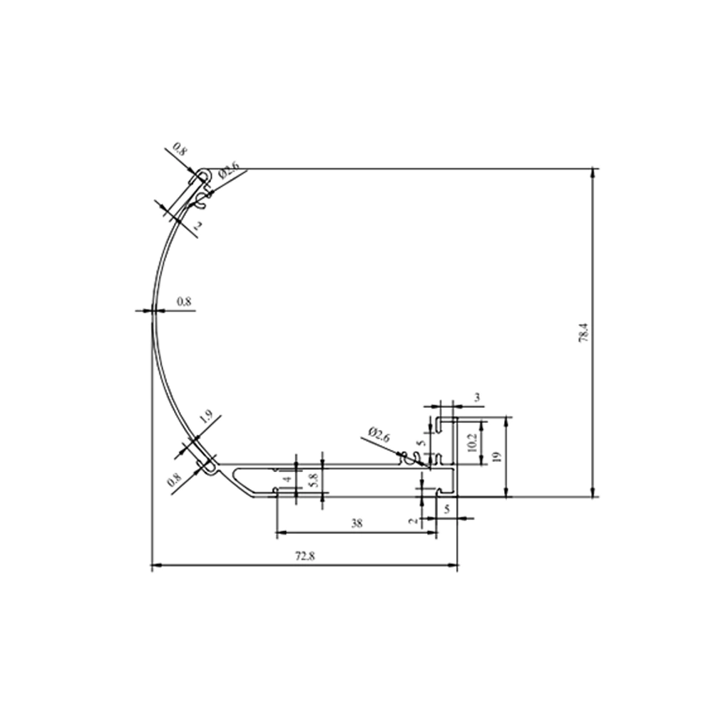 Aluminum Alloy Lace Curtains  - GH-C0101