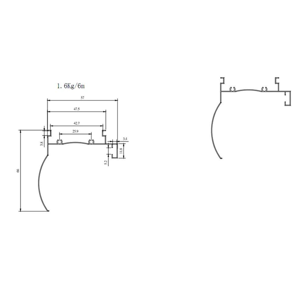 Aluminum Alloy Lace Curtains  - GH-C0200