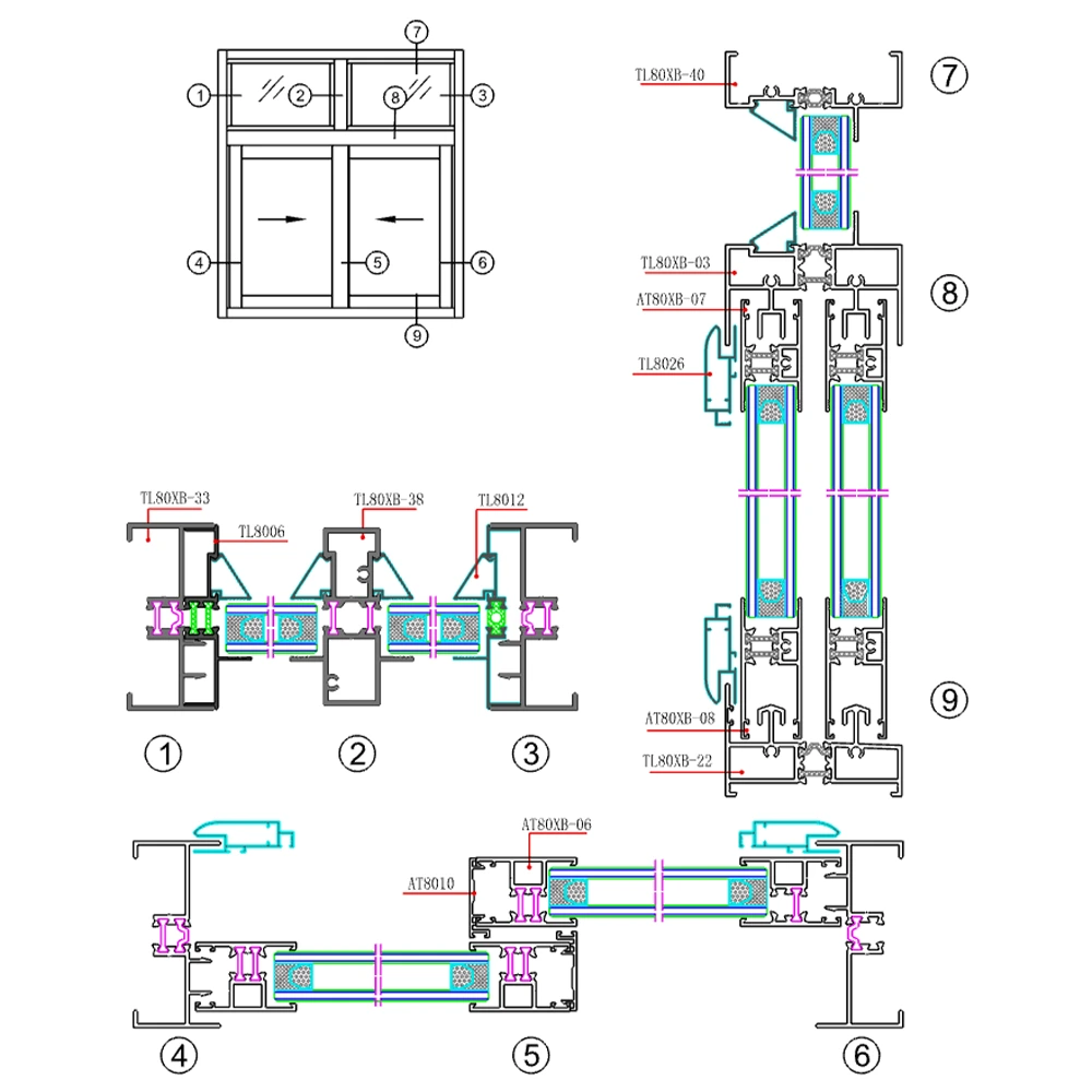 Aluminum Alloy Architectural Doors and Windows