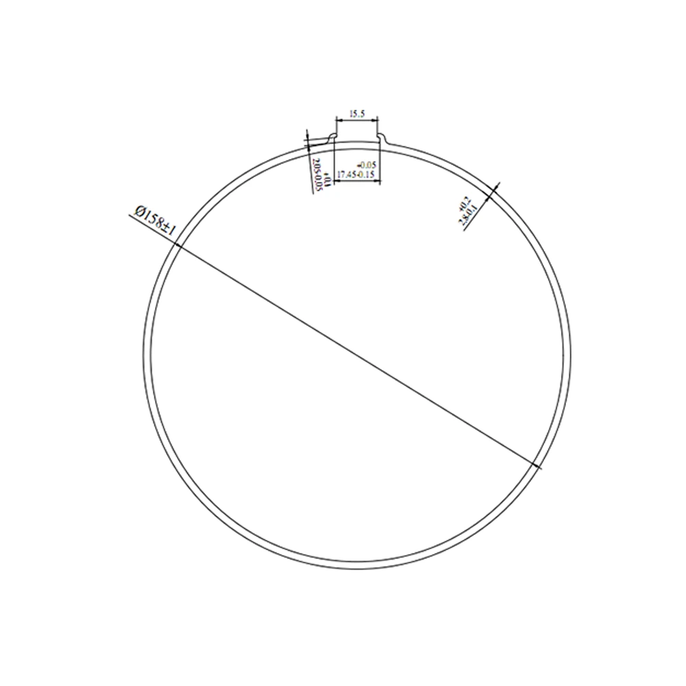 Aluminum Alloy Radiator GH-DJ158X3-B - 