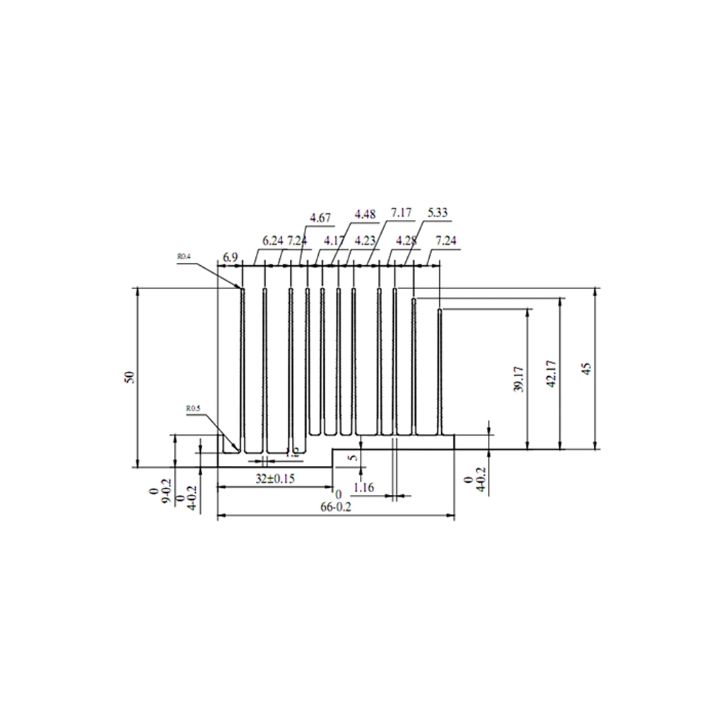Aluminum Alloy Radiator GH-MH-XY6451