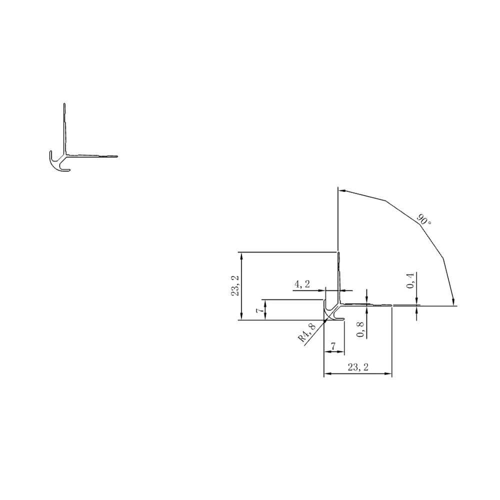 Aluminum Alloy Trim  - YL-YJ01