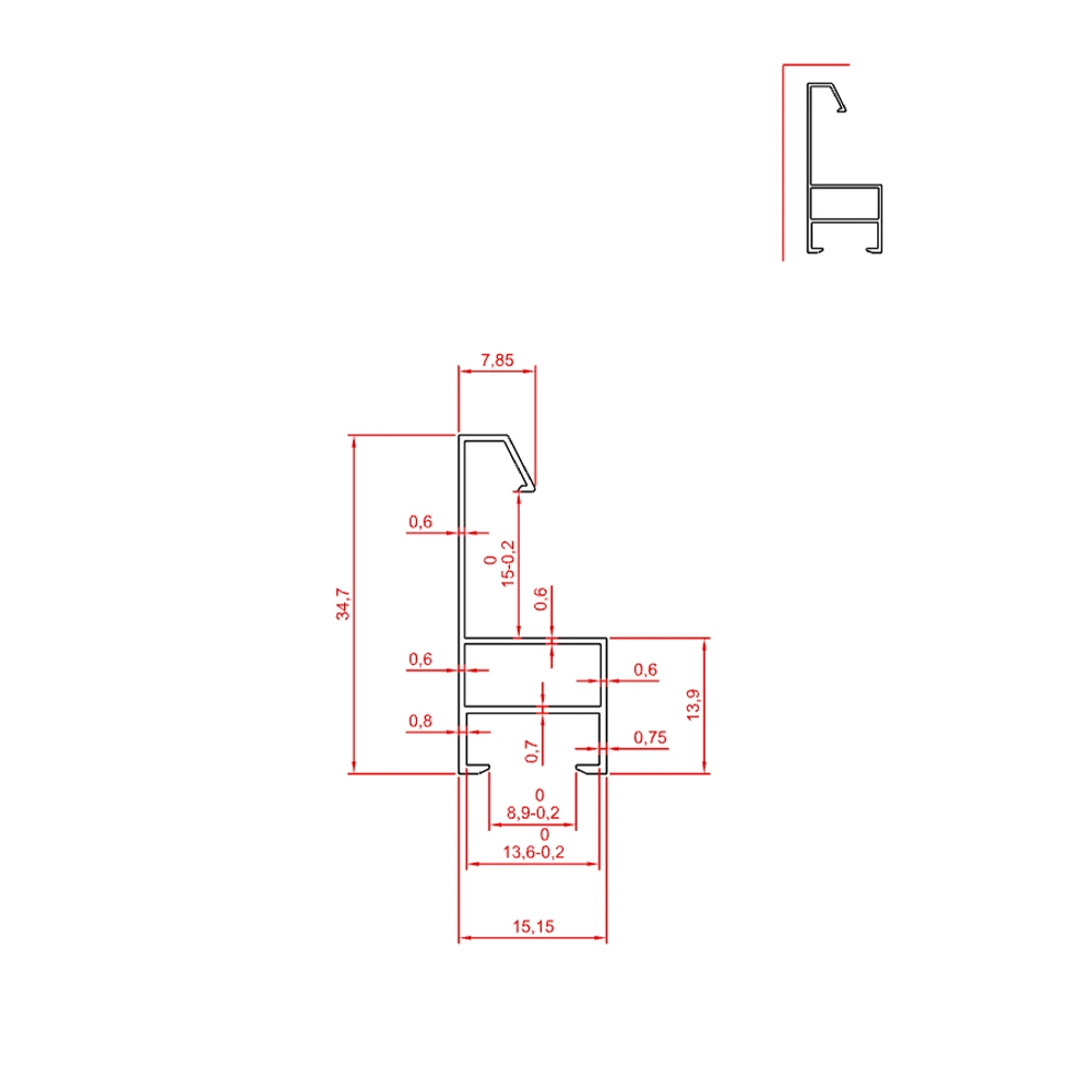 Aluminum Alloy Mirror 