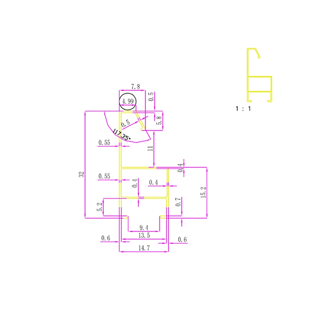 Aluminum Alloy Mirror 