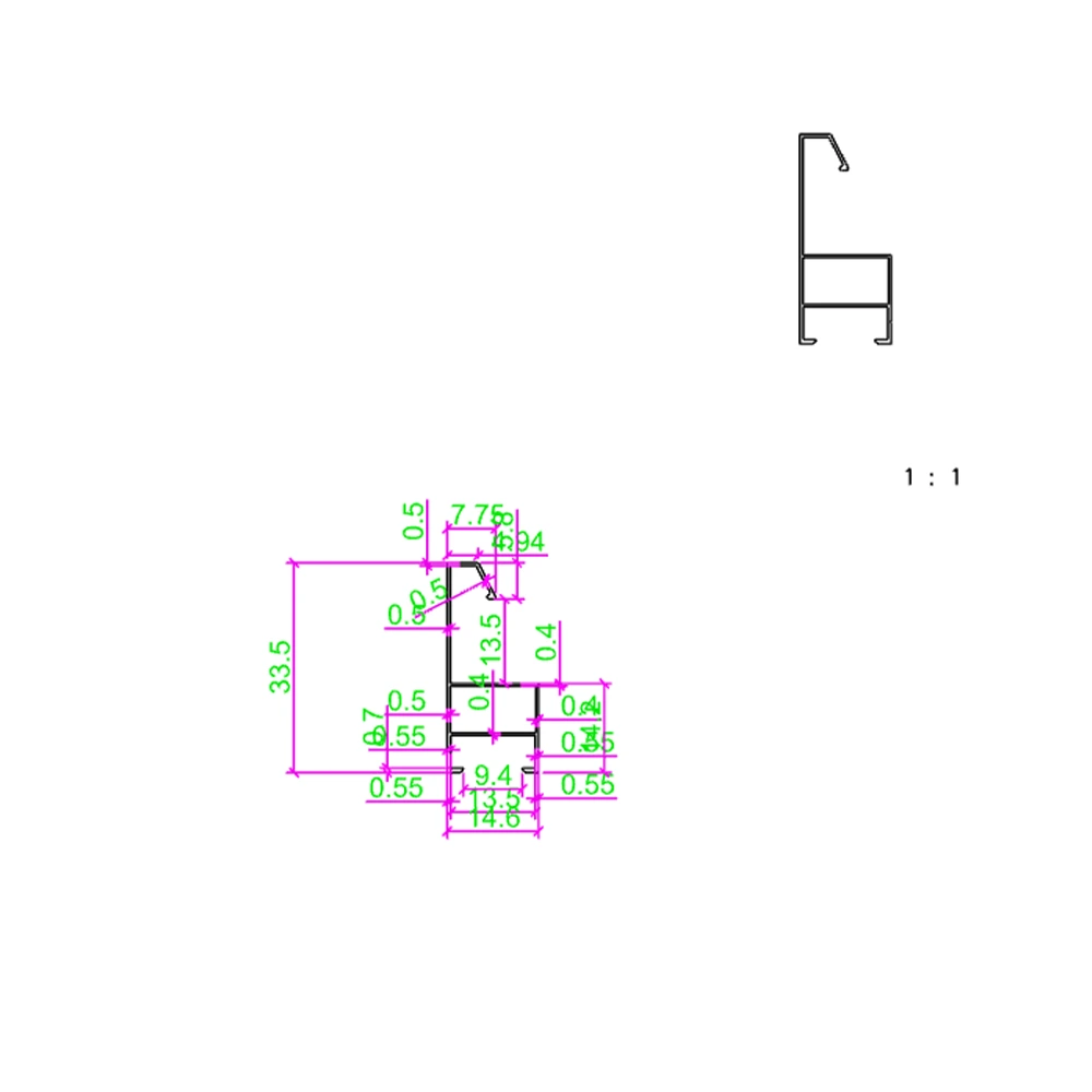 Aluminum Alloy Mirror 