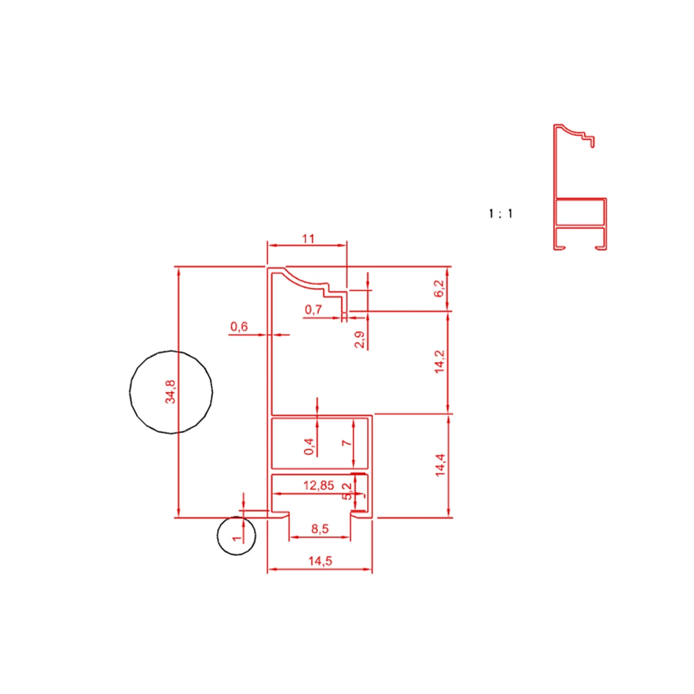 Aluminum Alloy Mirror 