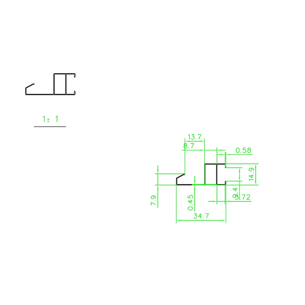 Aluminum Alloy Mirror  - JT035