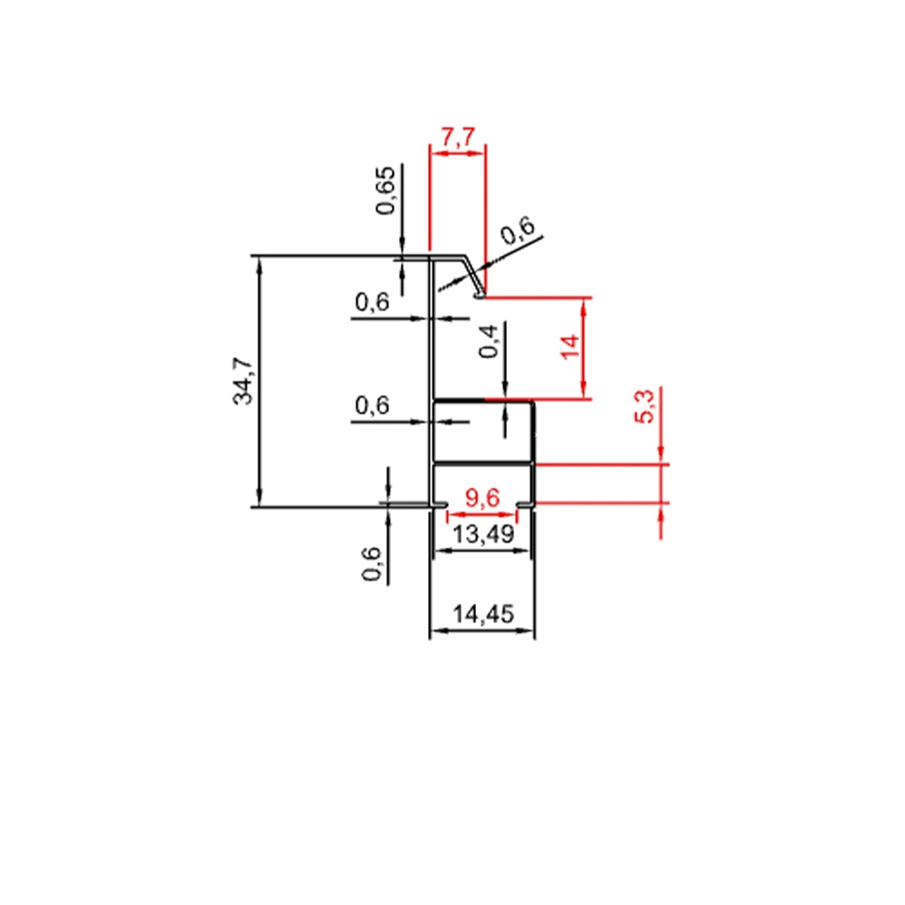 Aluminum Alloy Mirror  - PL630A