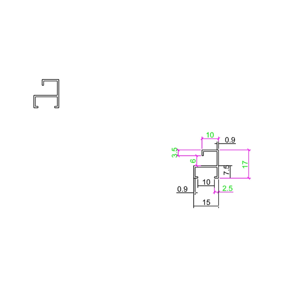 Aluminum Alloy Mirror  - YL-1518