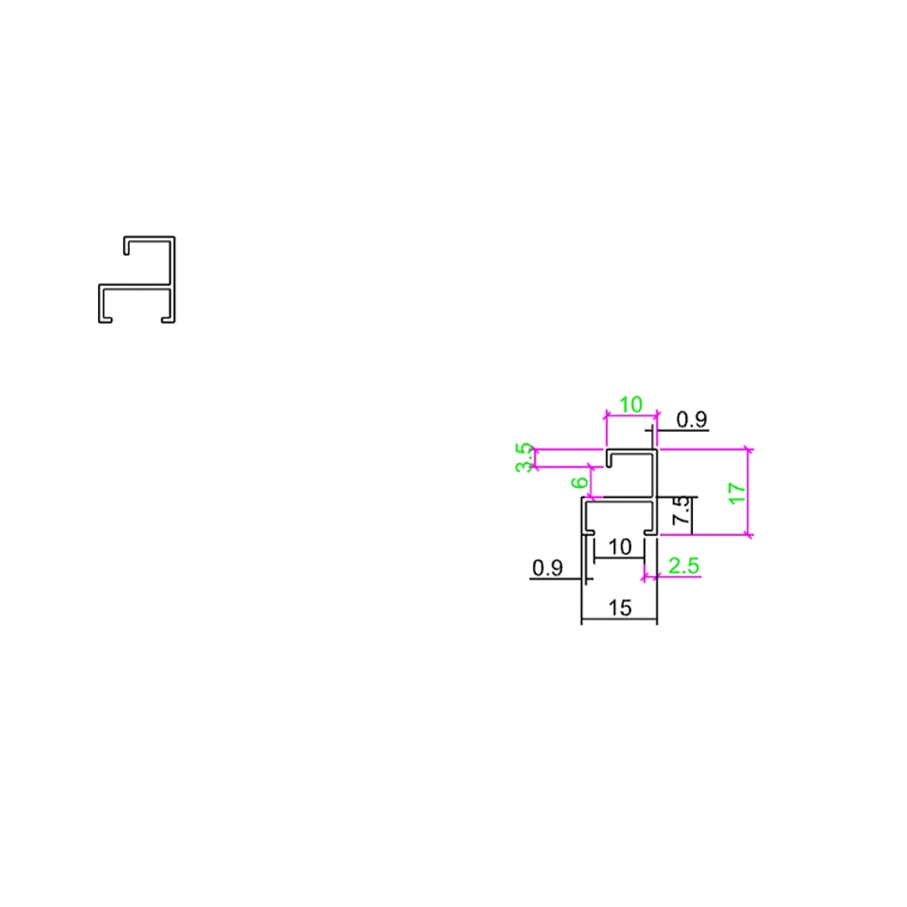 Aluminum Alloy Mirror  - YL-DYW03