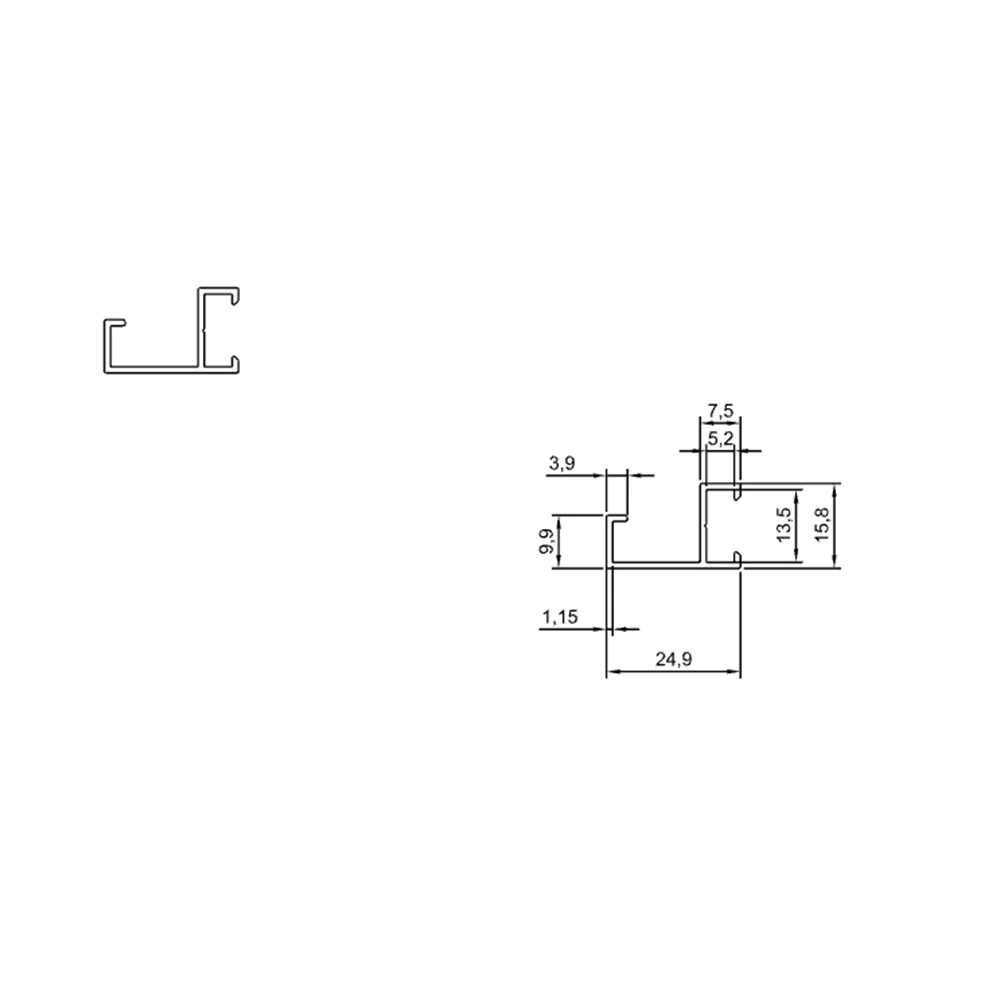 Aluminum Alloy Mirror  - YL-HK08