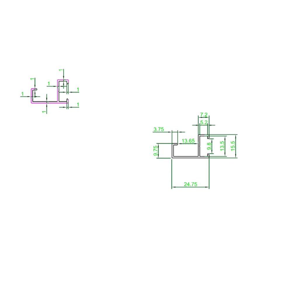 Aluminum Alloy Mirror - YL-HK08B