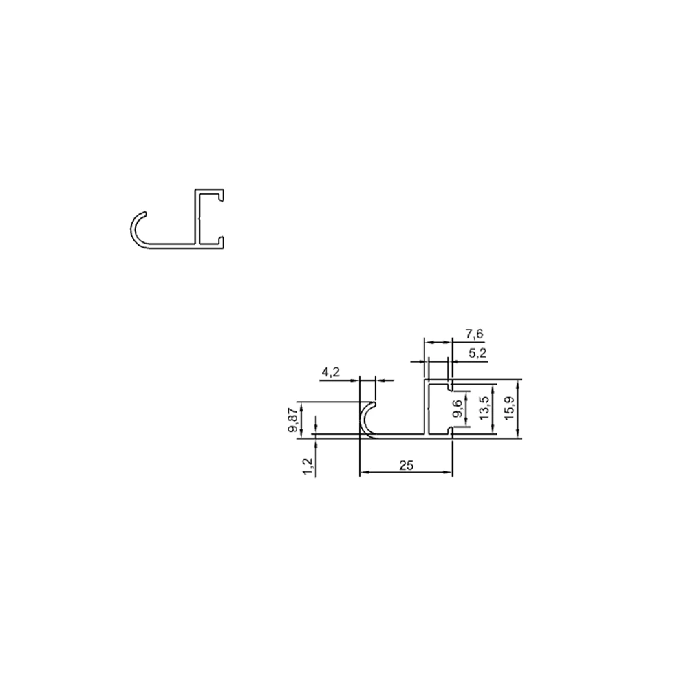 Aluminum Alloy Mirror  - YL-JM-HK03