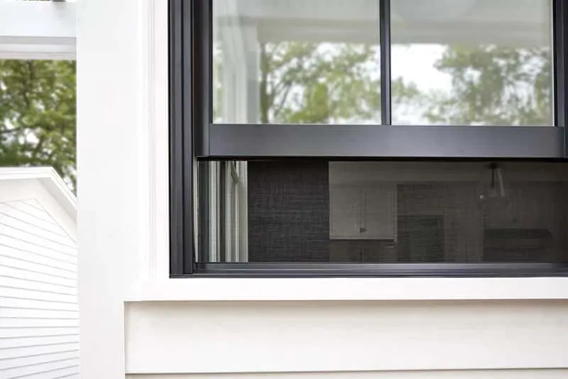 Aluminum screen window frame