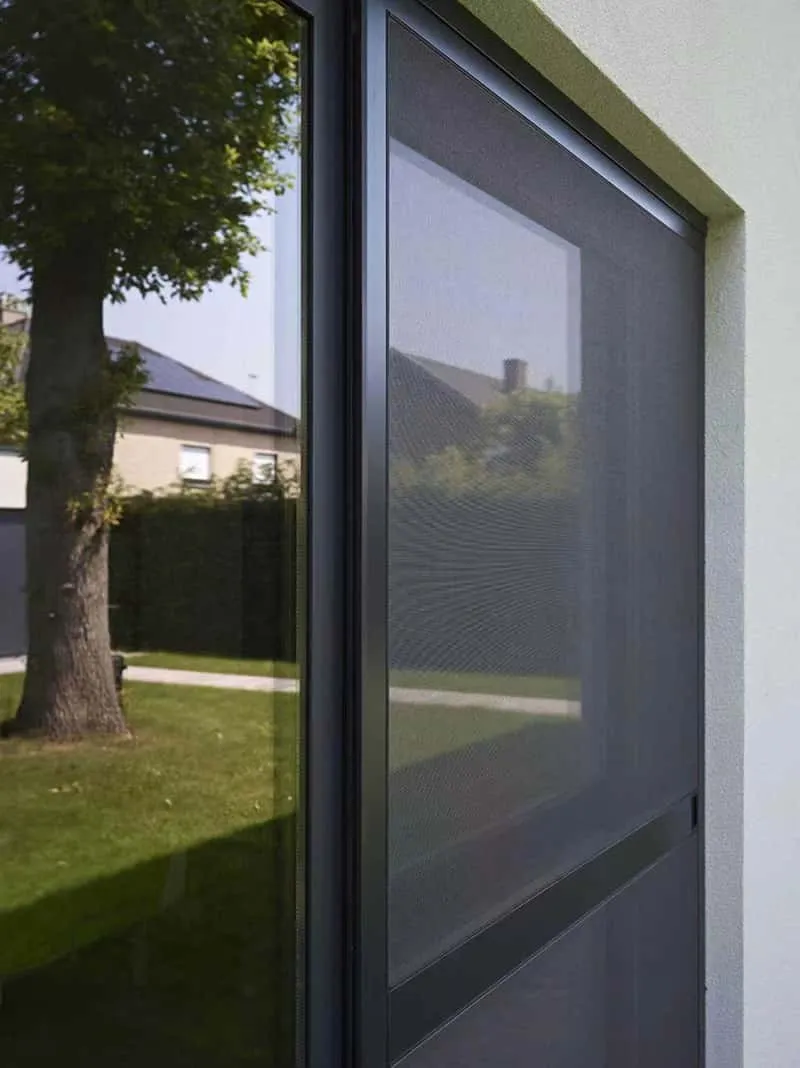 Aluminum screen window frame