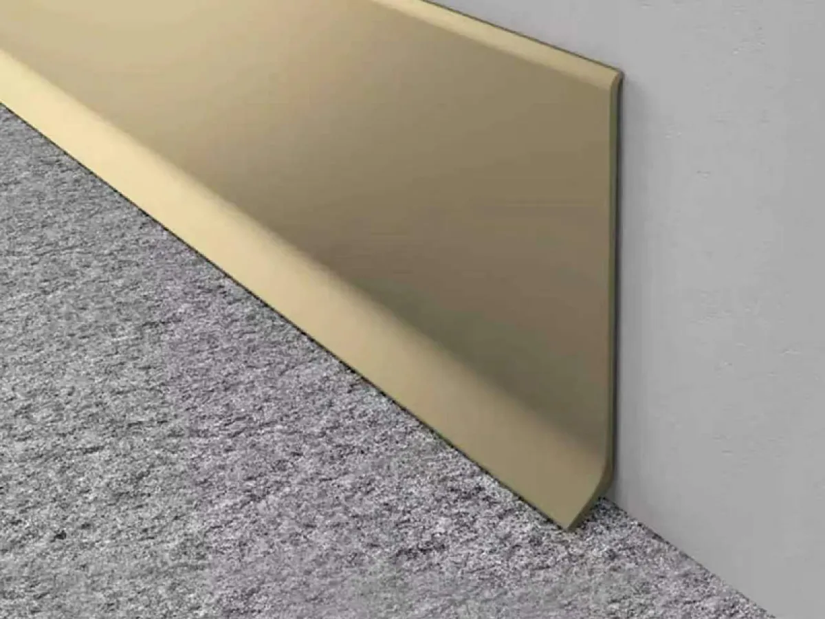 Aluminum Skirting Profiles Adding Texture to Interior Design