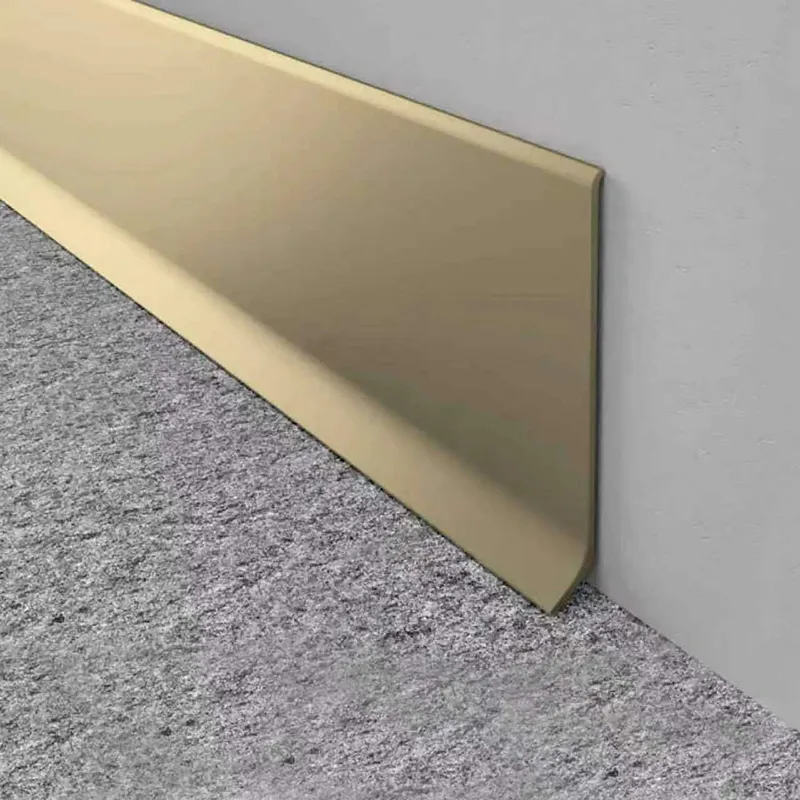 Aluminum Skirting Profiles Adding Texture to Interior Design - detail image 3